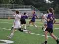 Giant Challenge girls soccer game