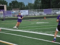 Giant Challenge girls soccer game