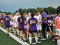 Giant Challenge girls soccer game