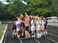 Giant Challenge girls soccer game