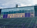 Dick Lootens Stadium - new signs on the press box